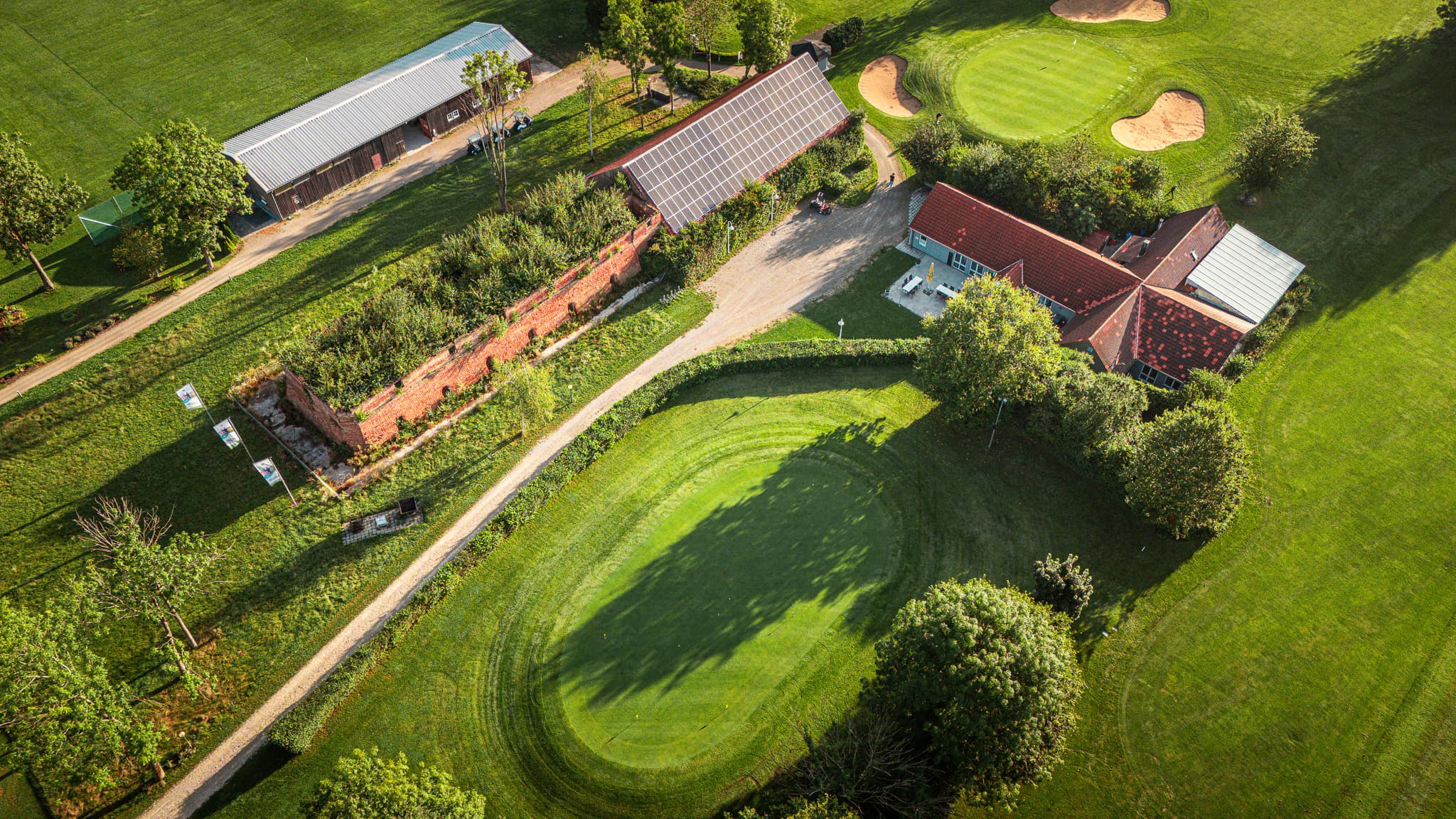 Luftaufnahme Golfclub Lechfeld